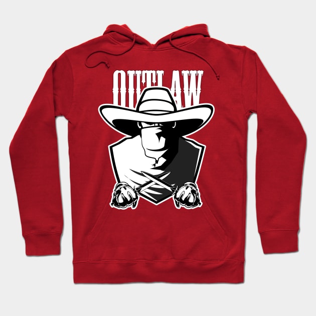 Outlaw: Knife man Hoodie by AlterAspect